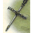 78693: Regular Nail Cross Pendant
