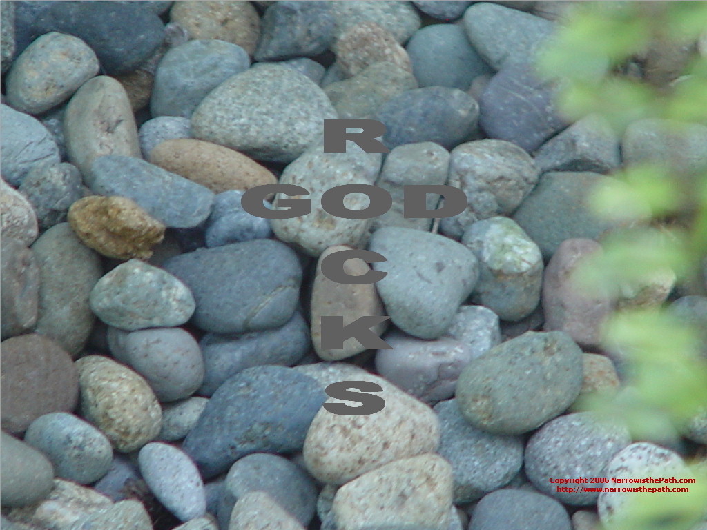 Free Christian Wallpaper: God Rocks