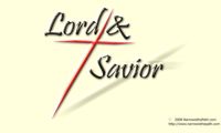 Christian Wallpaper: "Lord & Savior"