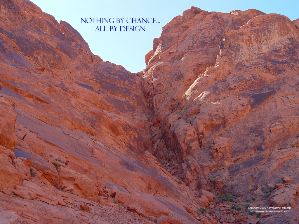 Free Christian Wallpaper: Nothing by Chance