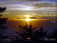 Christian Wallpaper: Walk in the Light